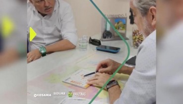 Prefeito Renato Afonso reuni com o diretor-presidente da Cosama Armando do Valle